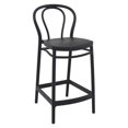 thumbnail image 1 of Compamia Victor Tabouret de Comptoir Intérieur Extérieur - Ensemble de 1, Noir, 1 of 5