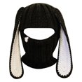 thumbnail image 1 of Fgnfyis Rabbit Ear Hat Autumn and Winter Neck Knitted Hat Bomber Hats BK2, 1 of 6