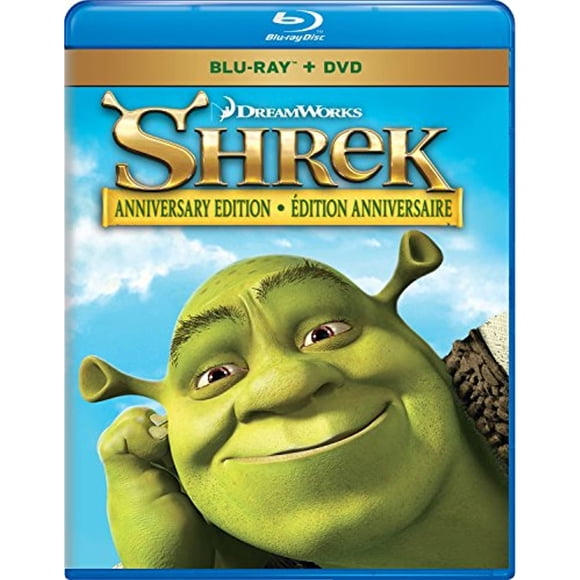 Shrek 15th Anniversary Edition (Bilingual) [Blu-ray + DVD + Digital Copy]