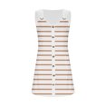 thumbnail image 5 of Ovzne Robes d'Été pour Femmes Robe Femme Printemps et Été Vacances Boutonnée Col en V à Bretelles Robe Haut Grande Taille Robe Maxi Liquidation, 5 of 5