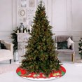 thumbnail image 5 of Tree Skirt - Red Tree Skirt, Christmas Tree Skirt Decorations Santa Claus Snowflake Christmas Tree Skirt Exquisite Tree Bottom Decoration Tree Skirt 23.6INCH, 5 of 5