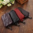 thumbnail image 1 of MesaSe Genuine Leather Key Holder Wallet Men Keys Organizer Women Zipper Key Chain Case, 1 of 8