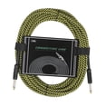 thumbnail image 1 of fastboy 10m Guitar Cable Wire Cord Audio Cable Noise Reduction Line Color Braided Shielded Cables Guitar Amplifier Accessories Yellow, 1 of 6