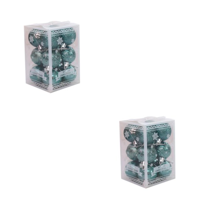 relayinert 12x Easy To And Enought Quantity Christmas Tree Balls For Home Decor Durable Construction Olive green 2Set