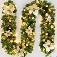 thumbnail image 1 of 270cm Christmas Tree Garland, Indoor Outdoor Christmas Tree Light Garland, with, 1 of 5