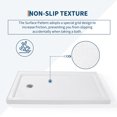thumbnail image 1 of EastVita 32 x 48Inch Shower Base, Rectangular Acrylic Shower Pan Tray, 1 of 7