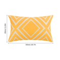 thumbnail image 3 of VogueV Housse d'Oreiller Imperméable 30x50cm - Protège-Coussin d'Extérieur Réversible Jaune, 3 of 6