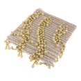 thumbnail image 2 of Abbracc Woven Curtain Tassel Fringe with Beaded Edges for Sewing Decorations Ribbon J, 2 of 8