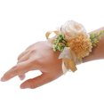 thumbnail image 3 of 5pcs/set Wrist Corsage Decorative Artificial Flowers Wedding Oranment Supplies, 3 of 8