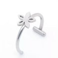 thumbnail image 1 of SNNROO Bague de Lèvre Cœur Étoile Réglable Multi-style Faux Labret Bijou de Perçage Corporel - Argent D, 1 of 9