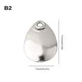 thumbnail image 3 of 50pcs/Pack Fishing Spinner Rings Blades Flattie Attractor Lure Spoon Accessories, 3 of 8