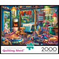 thumbnail image 1 of Buffalo Games Le puzzle Quilting Shed en 2000 pièces, 1 of 3
