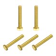 thumbnail image 1 of Unique Bargains Brass Hex Bolts, 5/16-18x2' 5 Pack Fully Thread Grade 4.8 Machine Screws, 1 of 4