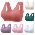 thumbnail image 1 of XZNGL Comfortable Wireless Bra for Women with Breathable Cotton Blend Fabric,Full Coverage,Smooth Seam Design, 1 of 5