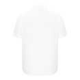thumbnail image 3 of Birdeem Hauts pour Femmes de Couleur Unie à Boutons T-Shirts à Col en V Blouse, 3 of 6