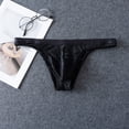thumbnail image 1 of Breathable Pure Color Jacquard Mesh Briefs for Daily Wear Men’s Underwear Lightweight Comfort, 1 of 3