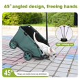thumbnail image 4 of Foldable mini Dog Stroller, Equipped with Safety Rope, Storage Basket and Built-in seat Cushion, with Retractable Handle, Suitable for Travel, Shopping, Walking and Playing, 4 of 18