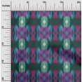 thumbnail image 2 of oneOone Rayon Dark Green Fabric Abstract Sewing Material Print Fabric By The Yard 56 Inch Wide, 2 of 4