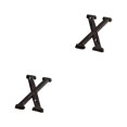thumbnail image 3 of relayinert Durable And Rustproof Metal House Number Plaque Impeccable Door Decoration Easy To Install Metal Letters House Numbers B17--X 2Set, 3 of 6
