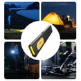 thumbnail image 2 of Hearth & Gear Compact Mode Pocket LED Flashlight 2025 Rechargeable Small Flat Flashlight EDC Flashlight With Red Blue Strobe Base Hat Clothes Clip Reading Headlamp Track Light Heads Stainless Camp, 2 of 7