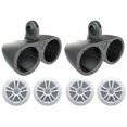 thumbnail image 1 of BOSS Audio MR6B Haut-Parleurs Marins à Double Cône 6,5 Pouces 180 W à Portée Complète, Noirs, 1 Paire, 1 of 6