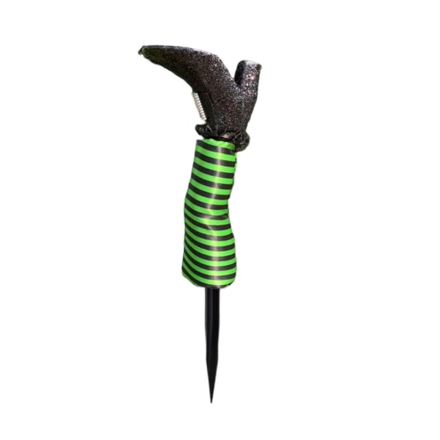 Halloween Evil Witch Leg Decorations for Front Yard Patio Garden Party (1 PC)