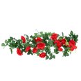 thumbnail image 4 of stanreset 1/2/3/5 Artificial Flower Plant Fake Vine Roses Simulation Rose Self-Assembly Party Balcony Garden Restaurant Living Room Garland Red 5PCS, 4 of 6