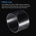 thumbnail image 4 of Unique Bargains 144mm ID 150mm OD 100mm  Clear Acrylic Pipe Rigid Round Tube for Lighting, Models, Plumbing, Crafts, 4 of 6