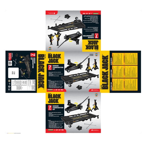 BLACK JACK 7 Pieces 2 Ton Trolley Jack Combination Kit - Walmart.ca