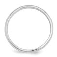 thumbnail image 3 of Bague Alliance Demi-Ronde en Platine 3 mm Taille 9,5 Classique à Dôme, 3 of 10