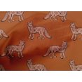 thumbnail image 4 of oneOone Cotton Poplin Fabric Fox Block Decor Fabric Printed BTY 42 Inch Wide, 4 of 4