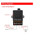 thumbnail image 3 of AC 220V 30A Relay Receiver 1CH Receiver for Garage Door Opener & Gate,1 x Wireless Control Switch,Black, 3 of 8