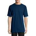 thumbnail image 2 of Hanes Mens Beefy T-Shirt 2-Pack, M, Navy, 2 of 7