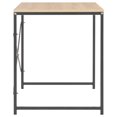 thumbnail image 3 of vidaXL Computer Desk Black and Oak 120x60x70 cm, 3 of 5