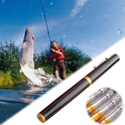1M Short Pen Fishing Rod Set, Lightweight Carbon Fiber Rod, Portable Fishing Gear for Beginners & Enthusiasts, High Strength and Sensitivity for Easy Fishing Experience