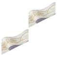 thumbnail image 2 of Decodeary Wood Marbling SelfAdhesive Skirting Line Exquisite Workmanship And Retro Fashion PVC Waterproof Waist Line For Wall PVC green peony 2Set, 2 of 6