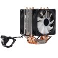 thumbnail image 4 of ANGGREK CPU Cooler, Simple Operation Excellent Heat Dissipation CPU Cooling Fan 6 Tubes 90mm 3pin With RGB Light For LGA 1155 For For LGA775, 4 of 8