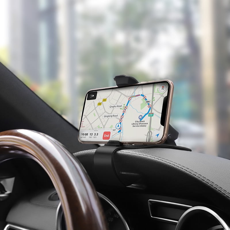 Universal Dashboard Magnetic Car Cell Phone Holder Mount, Hands Free Clip Mount on Dashboard for Cellphones