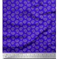thumbnail image 1 of Soimoi Modal Satin Fabric Artistic Paisley Decor Fabric Printed Yard 42 Inch Wide, 1 of 3