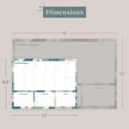 thumbnail image 2 of Rileys & Co Weekly Planner Pad, Undated Planner with 52 Tearaway Sheets, Daily To Do List Notepad with Top Priorities, Checklist, and Notes Sections, Floral Printed Border, 11.0 x 8.5 inches, 2 of 5