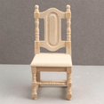 thumbnail image 2 of Chaise Miniature de Maison de Poupée 1:12 Faite à la Main Décoration Jeu d'Imitation Modèle de Maison de Poupée Modèle Décoratif Bricolage, 2 of 8