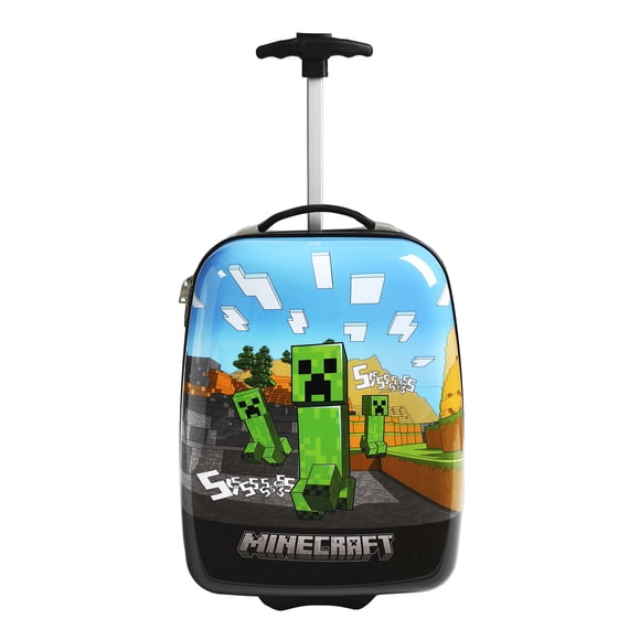 Minecraft 16.5-Inch Molded Rolling Suitcase For Kids