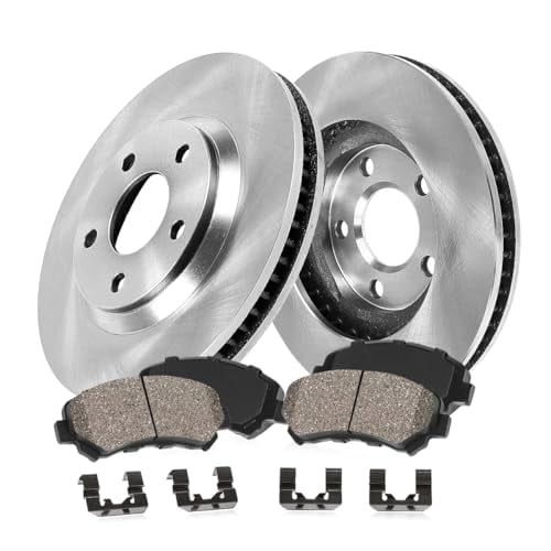 Callahan Brake Parts Ensemble de Freins avant pour Chevy GMC Silverado Sierra Suburban Savana Express Yukon TG 1500 Tahoe Avalanche Cadillac Escalade ESV EXT - Disques à 6 Écrous Plaquettes de Frein en Céramique de Remplacement