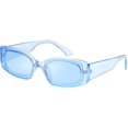 thumbnail image 1 of FEISEDY Creative Rectangle Sunglasses Women Fashion Thick Frame UV400 Protection B2462, 1 of 6