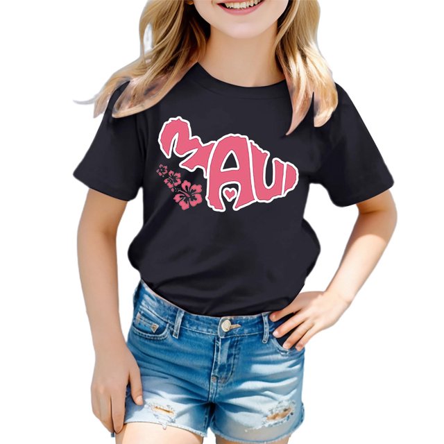 TZEWGL T-Shirts pour Enfants Col Rond Manches Courtes Amples Imprimé Graphique Blouse pour Nouveau-Nés Taille 12-13T