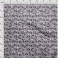thumbnail image 4 of oneOone Rayon Gray Fabric Floral Sewing Craft Projects Fabric Prints By Yard 56 Inch Wide, 4 of 4