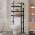 thumbnail image 4 of Wzzjkit Storage Rack Over The Toilet Stainless Steel 3-layer Bathroom Storage Rack Bathroom Storage and Storage Can Accommodate Toiletries and Daily Necessities, 4 of 7