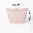 thumbnail image 3 of Uscallm 3 Pcs Sacs de Rangement Alimentaires en Silicone Réutilisables Scellés Sacs de Cuisine pour Fruits Légumes Préparation de Repas Collations Rangement pour Congélateur, 3 of 9