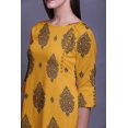 thumbnail image 4 of Bimba Kurtis Droits pour Femmes Longue Robe Kurti Imprimée Haut Indien à Manches 3/4, 4 of 6