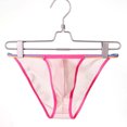 thumbnail image 4 of Fridja Men Casual Fashion Solid Charming Cutout Open File Ice Silk Briefs Classic Multipack Panties, 4 of 5
